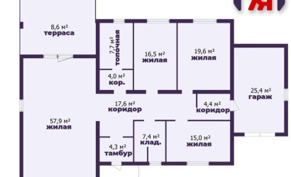 Купить коттедж, Корзуны, Солнечная ул., 15 соток. Фото 40