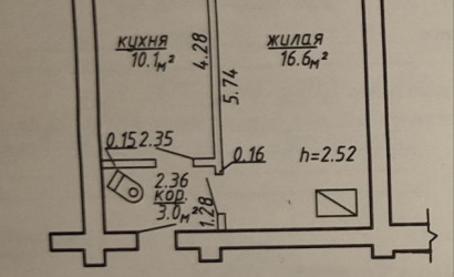 Купить 1-комнатную квартиру, Зароново, Молодёжная, 12. Фото 16
