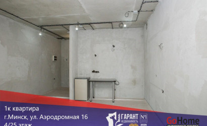Купить 1-комнатную квартиру, Минск, Аэродромная ул., 16(Октябрьский район). Фото 1