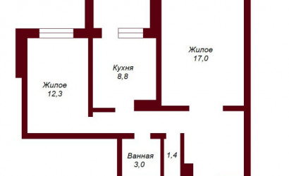 Купить 2-комнатную квартиру, Брест, ул. Колесника, д. . Фото 10