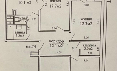 Снять 3-комнатную квартиру, Минск, Кунцевщина, 13 (Фрунзенский район). Фото 17