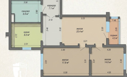 Купить 3-комнатную квартиру, Минск, Колесникова, 10(Фрунзенский район). Фото 38