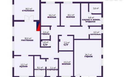 Купить коттедж, Васильковый, 14.34 соток. Фото 41