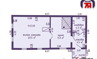 Купить дом, Старобин, Гуляева ул., 12.28 соток. Фото 15
