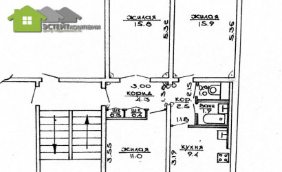 Купить 3-комнатную квартиру, Лида, Южный городок ул., 19. Фото 10