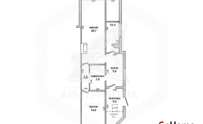 Купить 2-комнатную квартиру, Брест, Киевка, ул. Некрасова. Фото 20