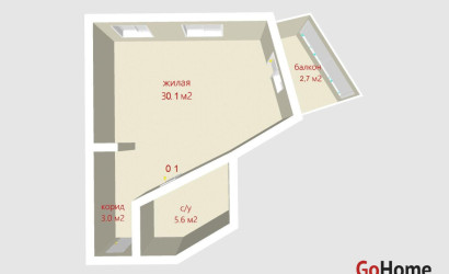 Купить 1-комнатную квартиру, Минск, Нововиленская ул., 31 (Центральный район). Фото 23