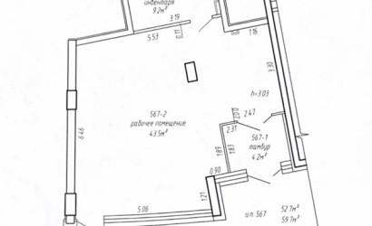 Аренда помещения, Минск, Аэродромная ул., 32, 59.7 кв.м.. Фото 8