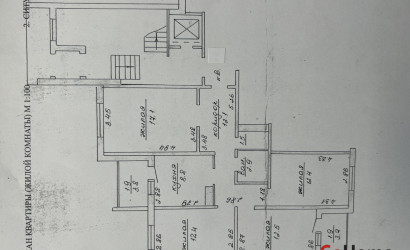 Купить 4-комнатную квартиру, Лида, Гастелло ул., 47. Фото 20