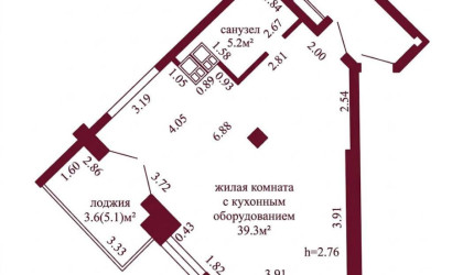 Купить 1-комнатную квартиру, Гродно, Ивана Якубовского, 16. Фото 19