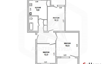 Купить 3-комнатную квартиру, Белое Озеро, , . Фото 6