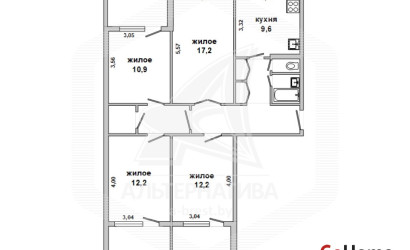 Купить 4-комнатную квартиру, Брест, Восток, ул. Орловская. Фото 8