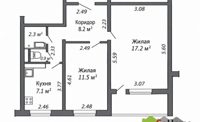 Купить 2-комнатную квартиру, Минск, Горецкого ул., 17 (Фрунзенский район). Фото 18