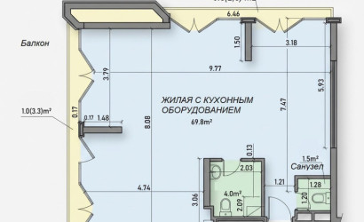 Купить 3-комнатную квартиру, Минск, Николы Теслы, 18 (Октябрьский район). Фото 20