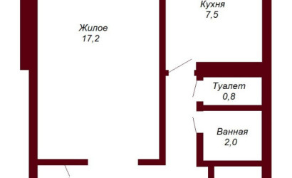 Купить 1-комнатную квартиру, Брест, ул. Орловская, д. . Фото 9
