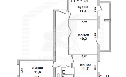 Купить 3-комнатную квартиру, Брест, Дубровка, ул. Дубровская. Фото 1