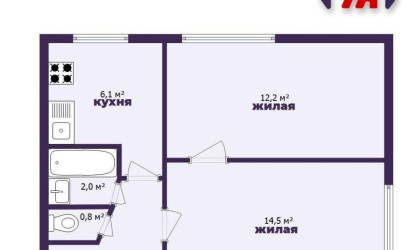 Купить 2-комнатную квартиру, Минск, Менделеева ул., 11 (Партизанский район). Фото 14