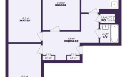 Купить 3-комнатную квартиру, Минск, Якубовского ул., 48/1 (Фрунзенский район). Фото 2