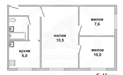 Купить 3-комнатную квартиру, Каменюки, , . Фото 7