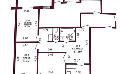Купить 3-комнатную квартиру, Гродно, Наполеона Орды, 2. Фото 17