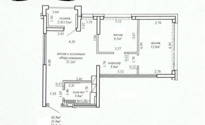 Купить 3-комнатную квартиру, Минск, Савицкого ул., 37(Октябрьский район). Фото 41