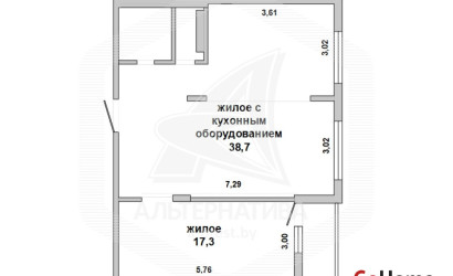 Купить 2-комнатную квартиру, Брест, Ковалево, ул. Октябрьской Революции. Фото 1