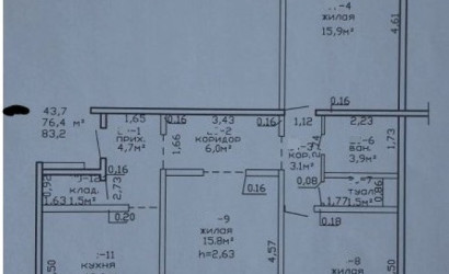 Купить 3-комнатную квартиру, Гомель, ул. Белицкая, д. 11. Фото 20