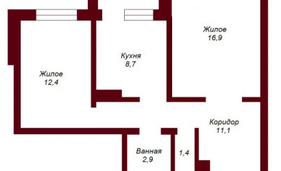 Купить 2-комнатную квартиру, Брест, ул. Московская, д. . Фото 1