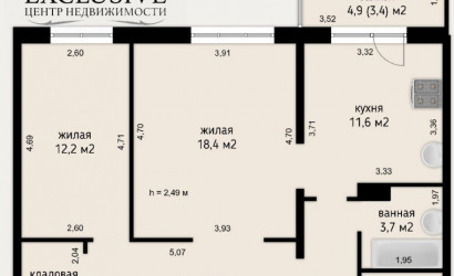 Купить 2-комнатную квартиру, Минск, Бурдейного ул., 8 (Фрунзенский район). Фото 12