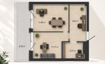Продажа помещения, Минск, Михаила Савицкого, 24, 46 кв.м.. Фото 2
