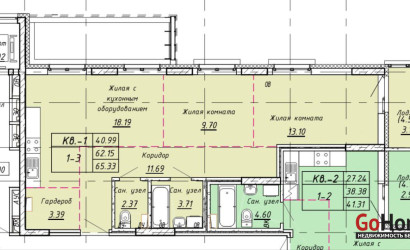 Купить 1-комнатную квартиру, Минск, Михаила Савицкого, 23 (Октябрьский район). Фото 11