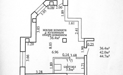 Купить 1-комнатную квартиру, Витебск, Чкалова, 45. Фото 23