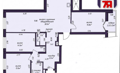 Купить 3-комнатную квартиру, Минск, Богдановича ул., 144 (Советский район). Фото 2