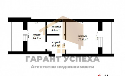 Купить 1-комнатную квартиру, Брест, ул. Речицкая, д. . Фото 16