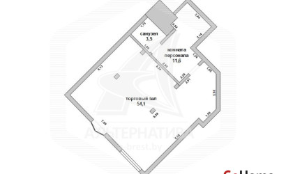 Продажа торгового помещения, Брест, Ковалево,  69.2 кв.м.. Фото 1