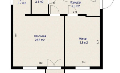 Купить 2-комнатную квартиру, Минск, Коласа ул., 10 (Советский район). Фото 2