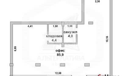 Продажа торгового помещения, Кобрин,  94.3 кв.м.. Фото 8