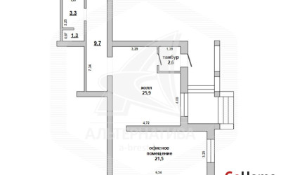 Продажа офиса, Брест, Речица,  от 21.5 до 25.9 кв.м.. Фото 3