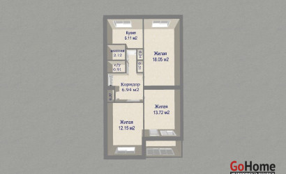 Купить 3-комнатную квартиру, Минск, Геологическая ул., 123 (Партизанский район). Фото 15