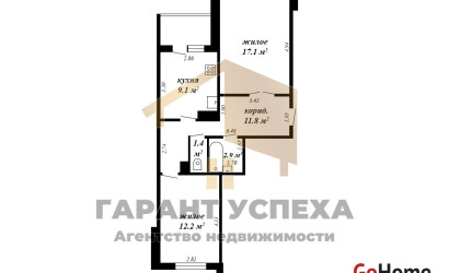 Снять 2-комнатную квартиру, Брест, ул. Молодогвардейская. Фото 12