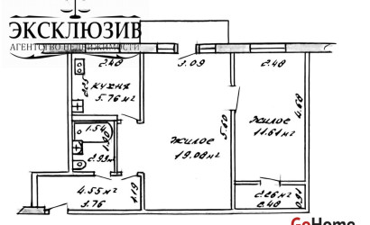 Купить 2-комнатную квартиру, Новополоцк, Школьная ул., 24. Фото 17