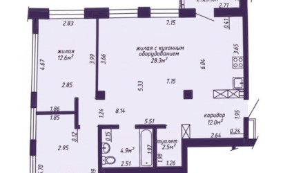 Купить 3-комнатную квартиру, Минск, Нововиленская ул., 39 (Центральный район). Фото 30
