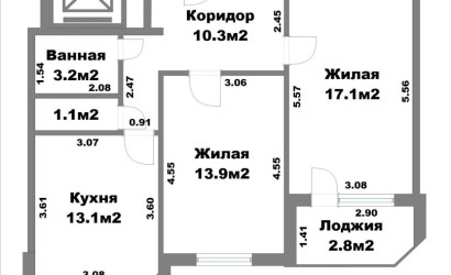 Купить 2-комнатную квартиру, Минск, Кунцевщина ул., 33 (Фрунзенский район). Фото 20