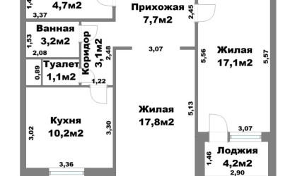 Купить 2-комнатную квартиру, Мачулищи, Дружная ул., 23. Фото 40