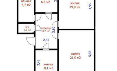 Купить 3-комнатную квартиру, Минск, Короткевича ул., 4 (Октябрьский район). Фото 20