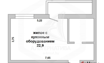 Купить 1-комнатную квартиру, Брест, Центр, ул. 17 Сентября. Фото 12