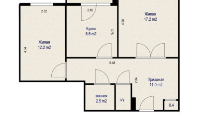 Купить 2-комнатную квартиру, Борисов, Чаловской 49. Фото 20