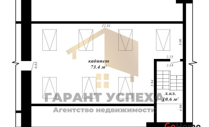 Аренда офиса, Брест, ул. Пушкинская,  73.4 кв.м.. Фото 6