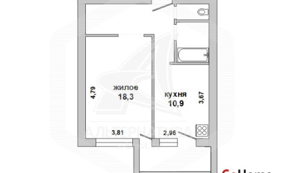 Купить 1-комнатную квартиру, Брест, Брестских дивизий, пер. Брестских дивизий. Фото 14