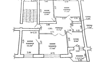 Купить 4-комнатную квартиру, Гродно, Менделеева, 26. Фото 15